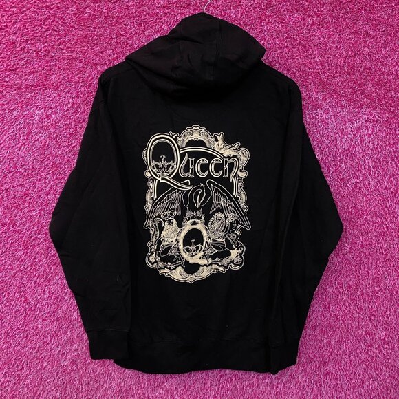 Queen A Night at the Opera Zodiac Crest Rock Band Hoodie M - Picture 1 of 4